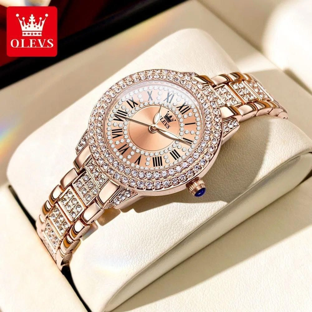 Olevs Ladies Iced Watch