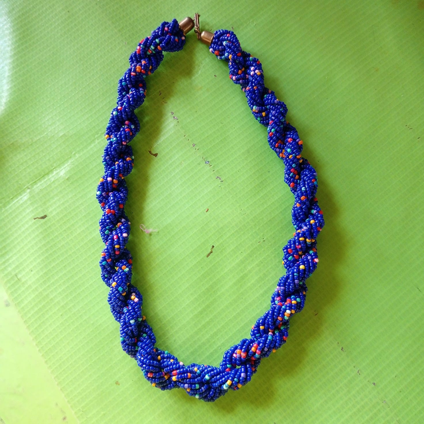 Blue Beaded Necklaces