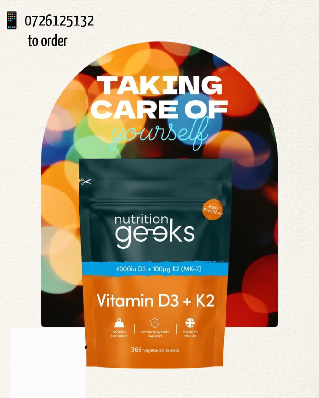 Vitamin D3 + K2