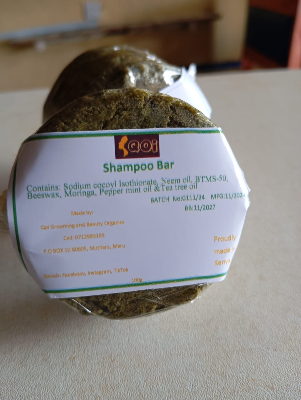 Qoi Shampoo Bar