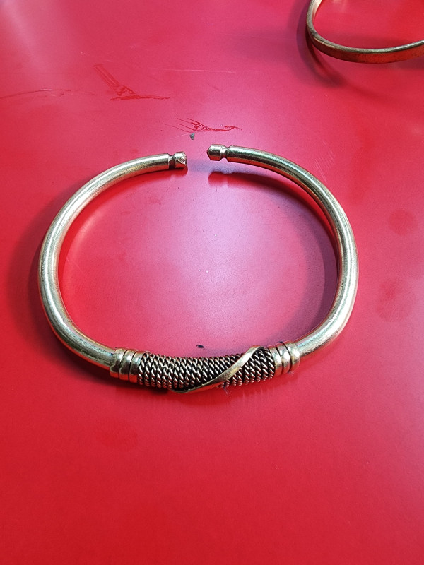 Unisex Brass Bangle