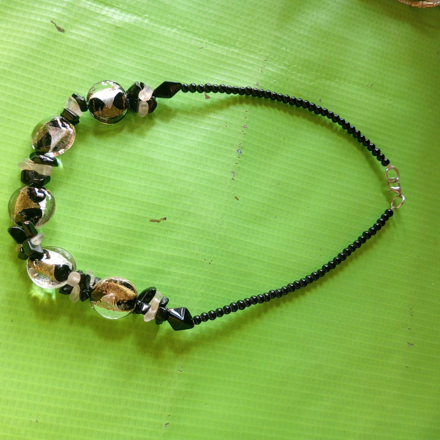 Black Beaded Necklaces
