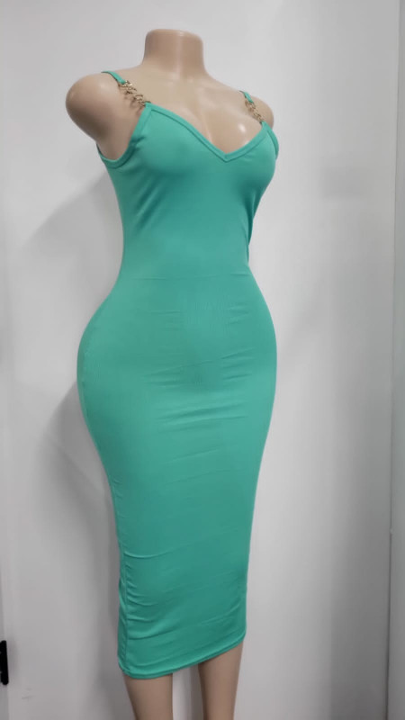 A bodycon dress
