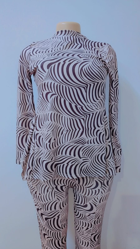 A two-piece ladies Attire