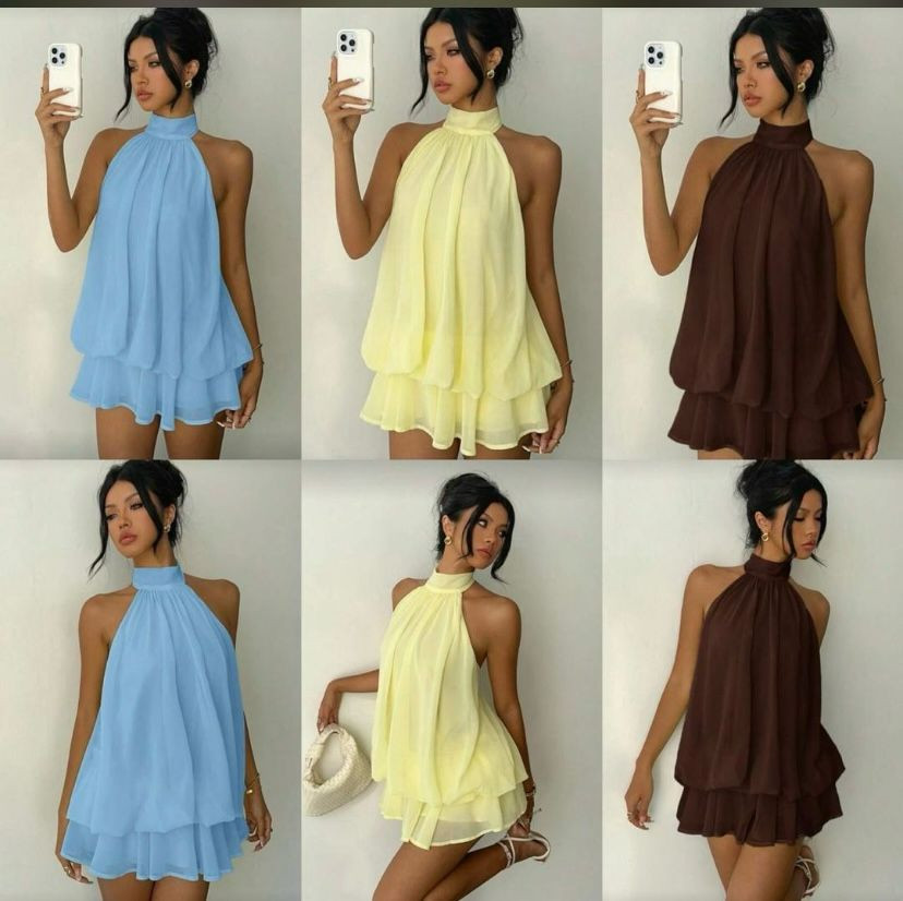 Open-Back Mini Dress