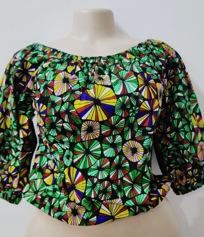Stylish Ankara Top