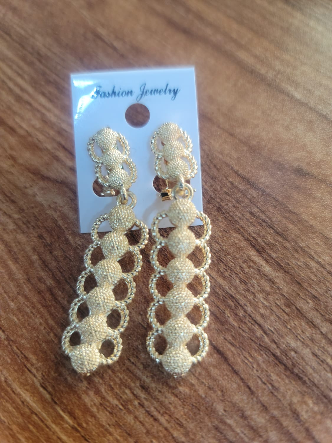 Gold Iced Earrings