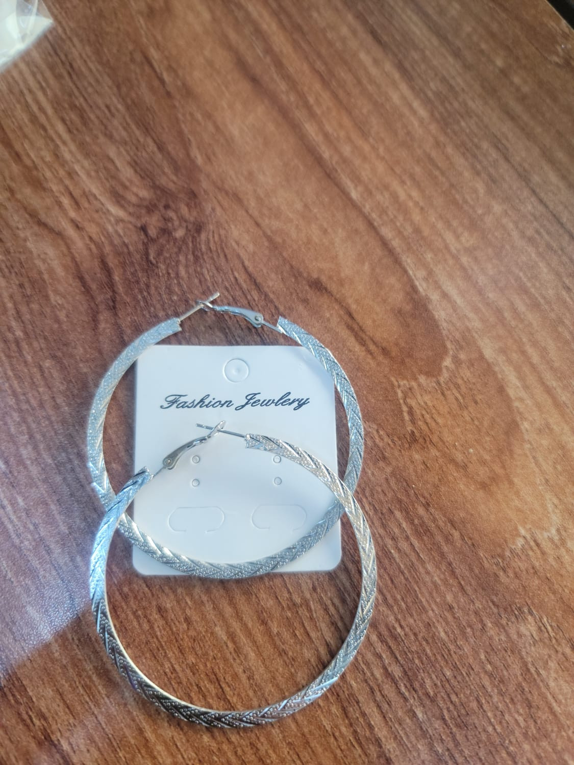 Silver Round Earrings